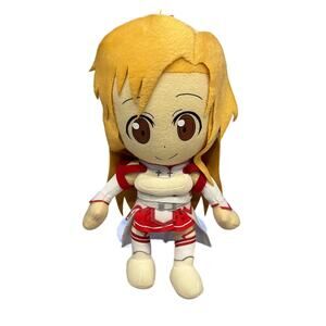 Sword Art Online Genuine Asuna Yuuki Plush Doll 9" Anime